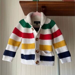 Hudson’s Bay HBC Stripes Toddler/Baby Cardigan 18-24 Months